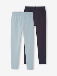 Fille-Lot de 2 leggings assortis fille
