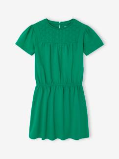 Mädchen-Kleid-Mädchen Kleid mit Makramee-Details