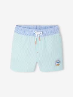 Junge-Bademode-Gestreifte Jungen Badeshorts Oeko-Tex