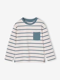 Garçon-T-shirt, polo, sous-pull-T-shirt-T-shirt rayé garçon personnalisable