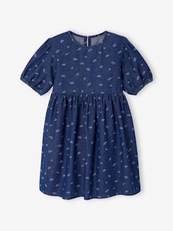 Fille-Robe-Robe manches ballon fille