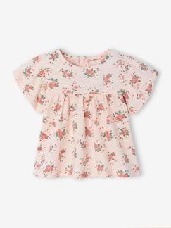 Bébé-T-shirt fleuri bébé en coton bio