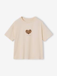 Fille-T-shirt, sous-pull-T-shirt fantaisie manches courtes fille