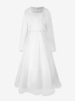 Fille-Ensemble pour filles : robe de communion & boléro avec perles et strass Happy Girls