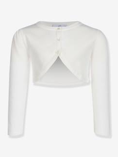 Fille-Pull, gilet, sweat-Gilet-Boléro festif pour filles Happy Girls en coton