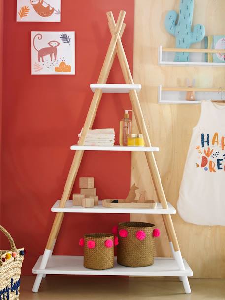 Regal 'Tipi' für Kinderzimmer Weiss 