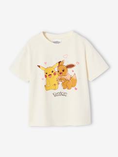 Fille-T-Shirt Pokémon Pikachu et Evoli fille