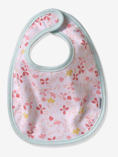 7er-Pack Lätzchen für Babys Blumen, Vögel+Mehrfarbig+WEIHNACHTSMOTIV 