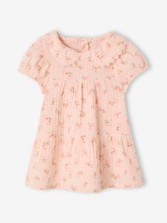 Bébé-Robe à col claudine bébé fille