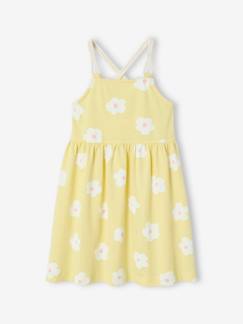 Mädchen-Kleid-Mädchen Sommerkleid mit geflochtenen Trägern