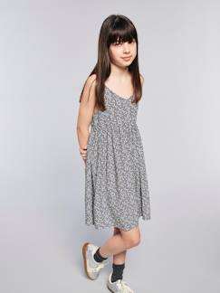 Mädchen-Kleid-Mädchen Trägerkleid mit Blumenmuster JONEN