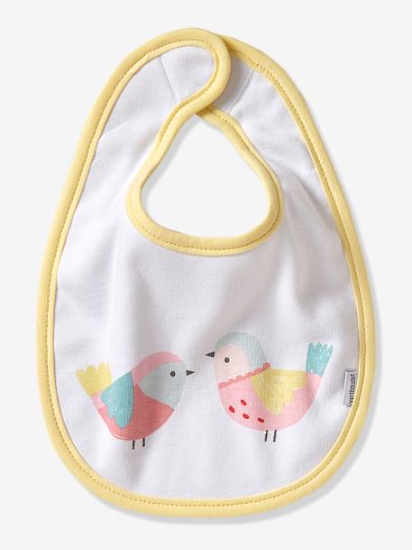 7er-Pack Lätzchen für Babys Blumen, Vögel+Mehrfarbig+WEIHNACHTSMOTIV 