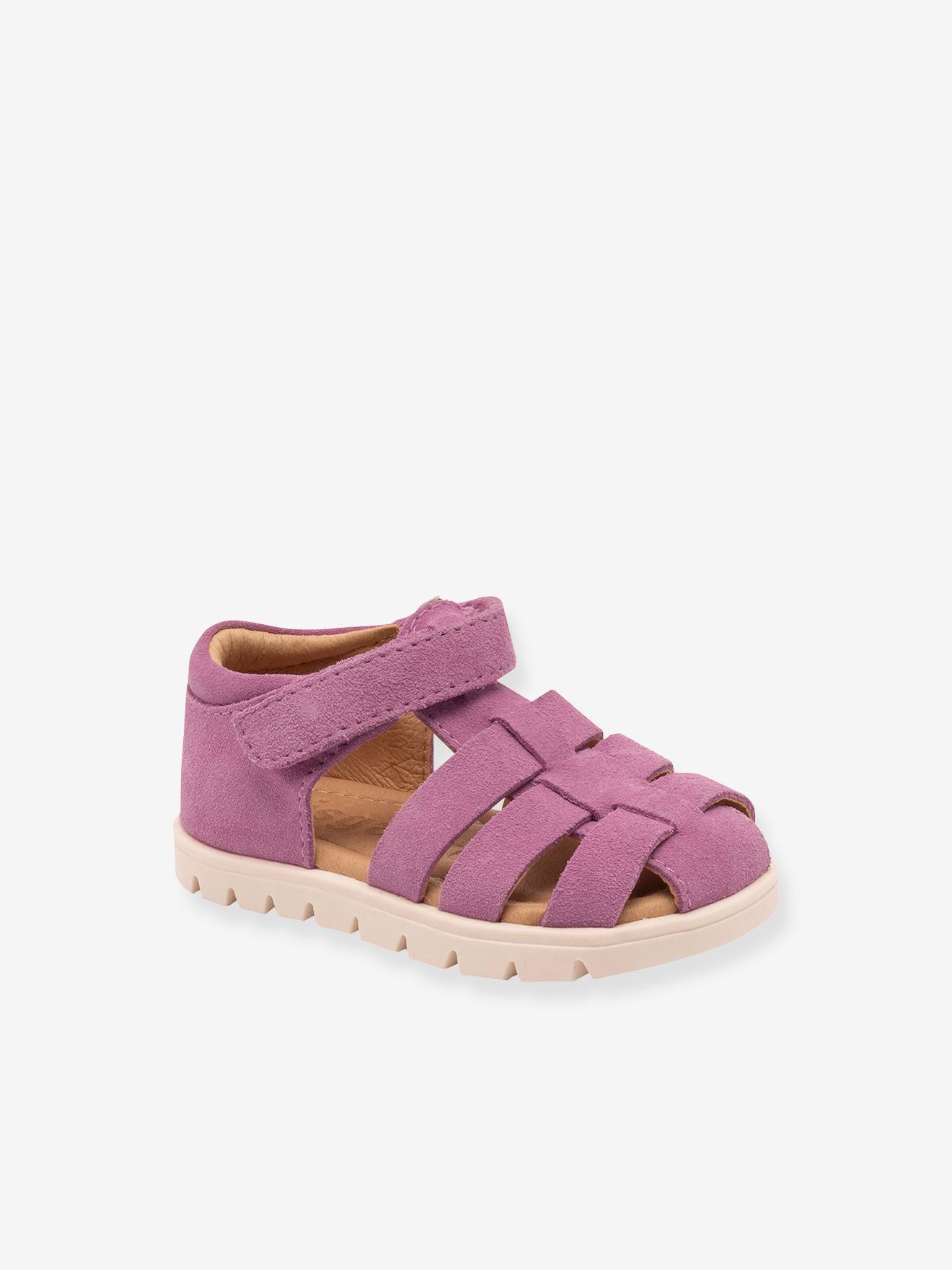 Sandales fermées pour bébé fille BEKA S bisgaard framboise, Chaussures