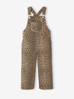 Mädchen-Latzhose, Overall-Gemusterte Mädchen Latzhose mit weitem Bein