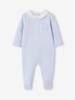 Bio-Kollektion: Baby Samt-Strampler ENVIE DE FRAISE, personalisierbar
