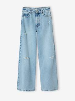 Mädchen-Mädchen Loose-Fit-Jeans mit Used-Effekt JONEN 