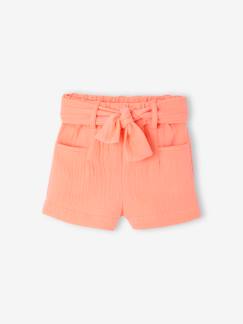 Bébé-Short bébé en gaze de coton