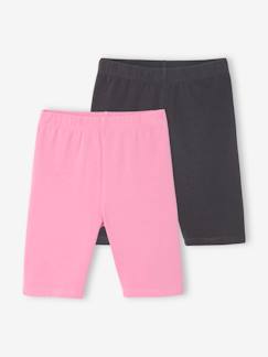 Mädchen-Hose-2er-Pack Mädchen Radlerhosen BASIC Oeko-Tex