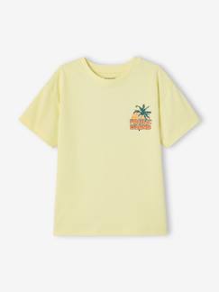 Junge-Jungen T-Shirt mit Motiv vorn und hinten, mit Recycling-Baumwolle