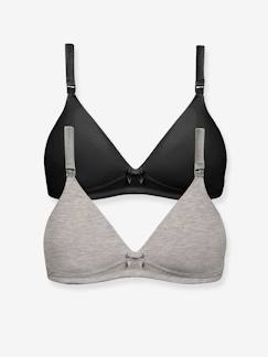 Umstandsmode-Lingerie-BH-2er-Pack Still-BHs aus Bio-Baumwolle, Schwangerschaft & Stillzeit
