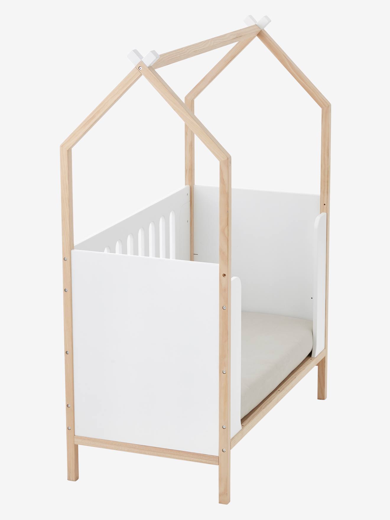 Lit Bebe Coconut Transformable En Banquette Blanc Chambre Et Rangement