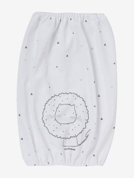 Poubelle 'Nappyclean' BLANC IMPRIME 