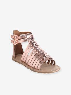 Sandales fille en cuir