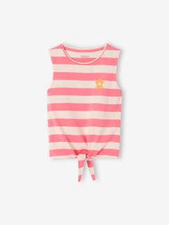 Fille-T-shirt, sous-pull-Débardeur imprimé à nouette fille