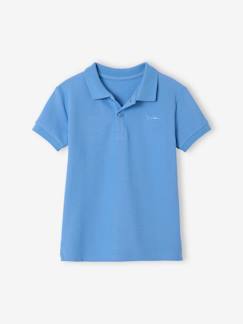 Garçon-T-shirt, polo, sous-pull-Polo manches courtes broderie poitrine garçon