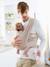 Tragetuch für Babys. Aus reiner Baumwolle. BEIGE+Grau meliert 