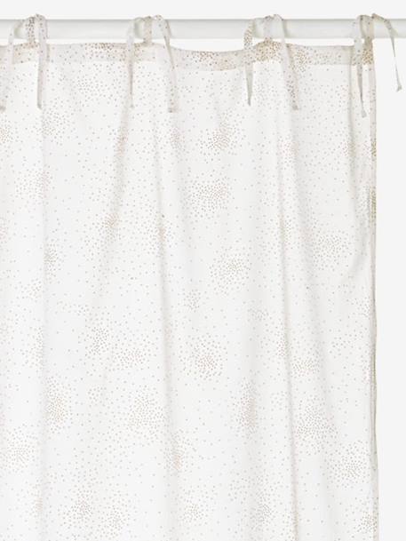 Rideaux pailleté Love pink Blanc/paillettes 