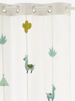 Linge de maison et décoration-Décoration-Rideau, ciel de lit-Rideau tamisant Cactus