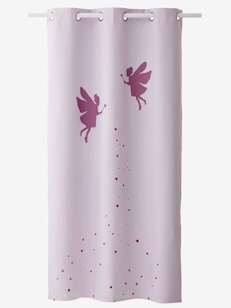 Verdunkelungs-Vorhang 'Kleine Fee' GRAUVIOLETT 