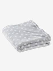 Couverture enfant microfibre imprimée étoiles  