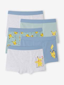 Junge-Unterwäsche-5er-Pack Jungen Boxershorts POKEMON mit Pikachu