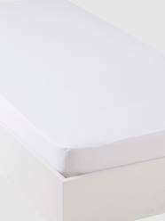 Drap-housse enfant uni blanc  