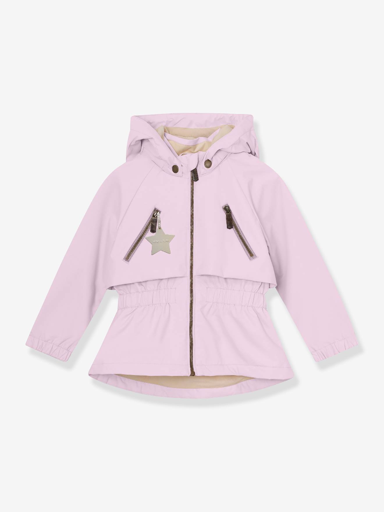 Wasserdichte Mädchen Übergangsjacke mit Fleecefutter