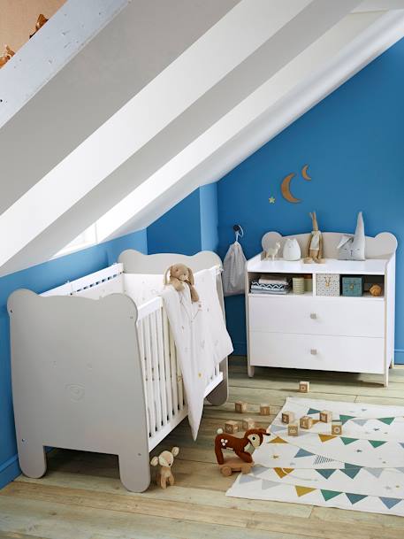 Fourre De Duvet Bebe Doudous Reve Blanc Imprime Brode Linge De Maison Et Decoration