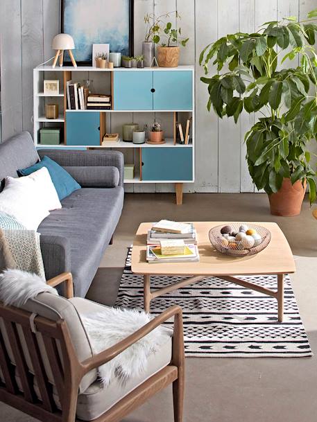 Kinderzimmer-Tipi, wendbar WEISS BEDRUCKT 