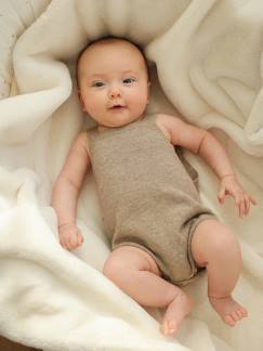 Baby-Latzhose, Overall-Baby Strick-Einteiler aus Merino und Kaschmir ENVIE DE FRAISE
