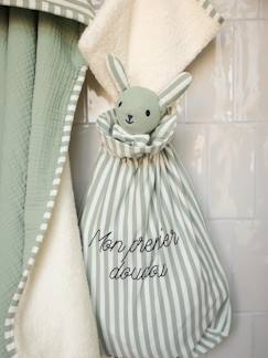 Doudou personnalisable en gaze de coton bio