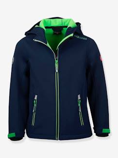 Mädchen-Mantel, Jacke-Regenjacke, Trenchcoat-Warme Kinder Softshell-Jacke TROLLFJORD TROLLKIDS