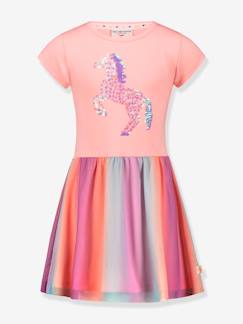 Fille-Robe-Robe avec jupe en tulle et paillettes cheval pour filles SALT AND PEPPER