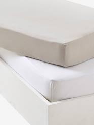 Lot de 2 draps-Fourres bébé pur coton  