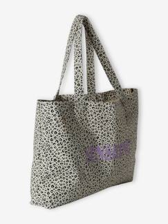 Fille-Maxi tote bag Léopard JONEN