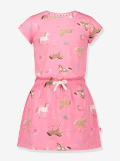 Fille-Robe-Robe en jersey fille avec chevaux imprimés SALT AND PEPPER