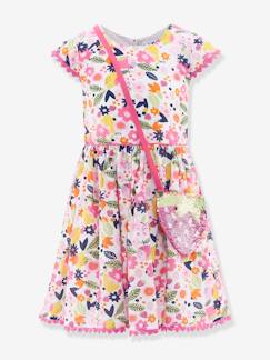 Fille-Robe-Robe d'été fille avec bordure en crochet Happy Girls