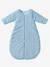 Schlafsack/Overall für Babys, Mikrofaser BLAU/DREIECKE+Rosa/Sterne 