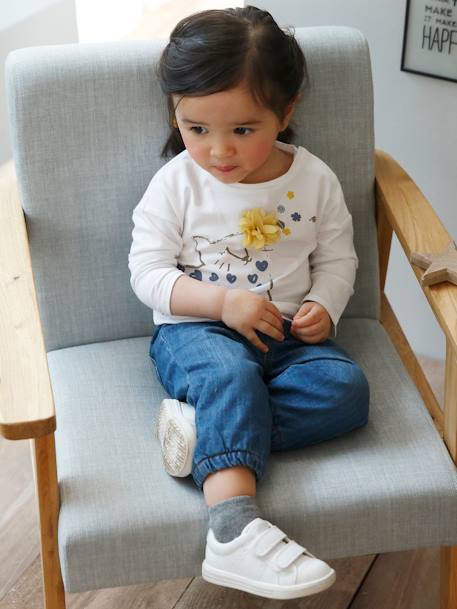 Sneakers mit Klettverschluss Weiss 