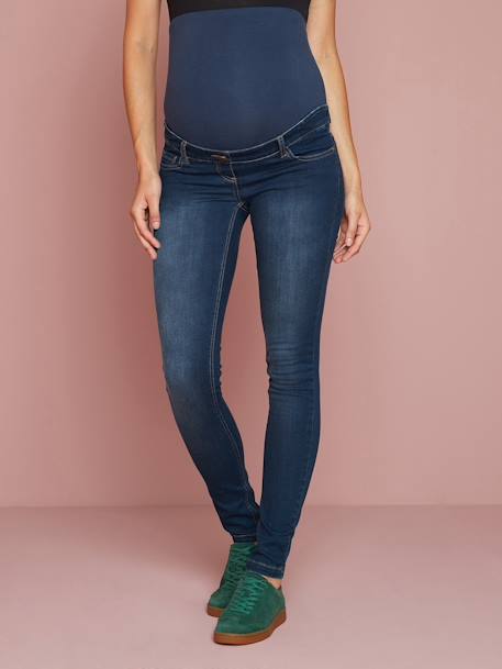 Jean slim stretch de grossesse entrejambe 85 denim black+denim brut+denim gris 